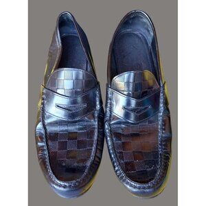 Mens Size 11 Louis Vuitton Black Graduation Loafers V01 G